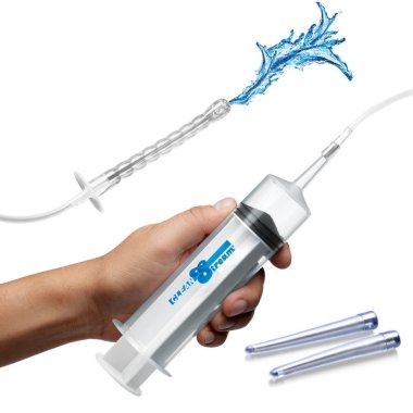 Enema Syringe With Attachments