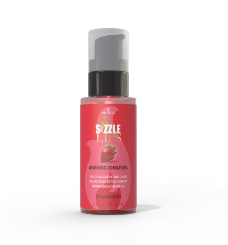 SIZZLE LIPS WARMING GEL STRAWBERRY 2 OZ