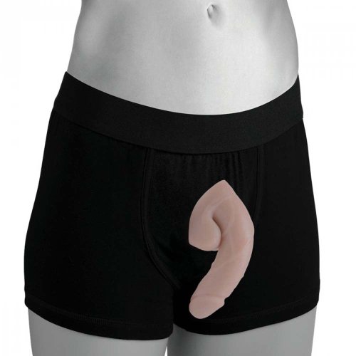 Large Bulge Packer Dildo - Light Tone