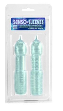 SENSO SILICONE-SLEEVE 2 PACK CLEAR