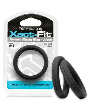 PERFECT FIT XACT-FIT #16 2 PK BLACK(out end Oct)