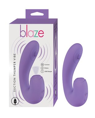 Blaze Suction Thumper Vibe - Lavender