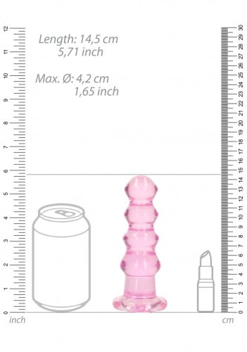 5.5\" Curvy Dildo/Plug - Pink