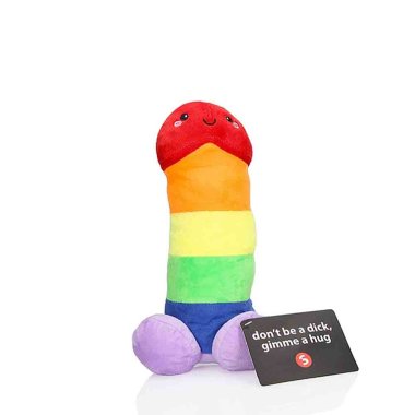 Penis Stuffy - 12" Rainbow Plushie