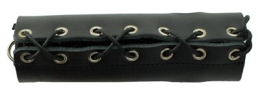 Lace-Up Leather Sheath