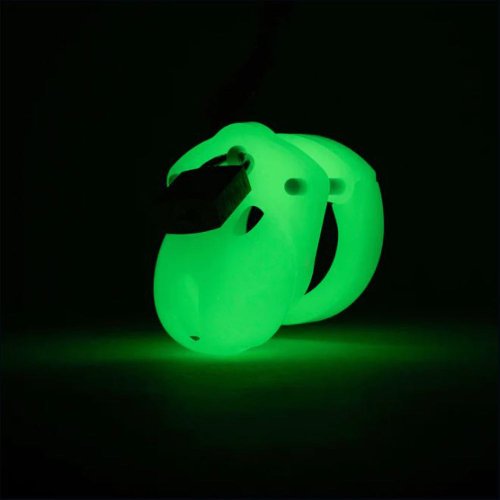 Mini-Me Cock Cage Kit - Glow in Dark