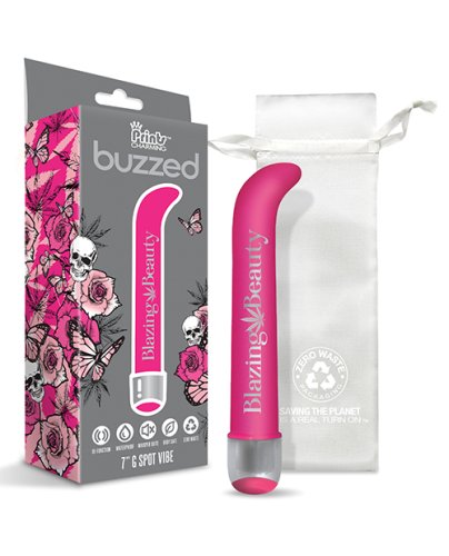 Buzzed 7\" G-Spot Vibe - Blazing Beauty Pink