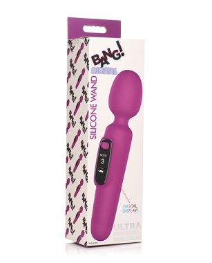 Bang! 10X Digital Vibrating Wand - Purple