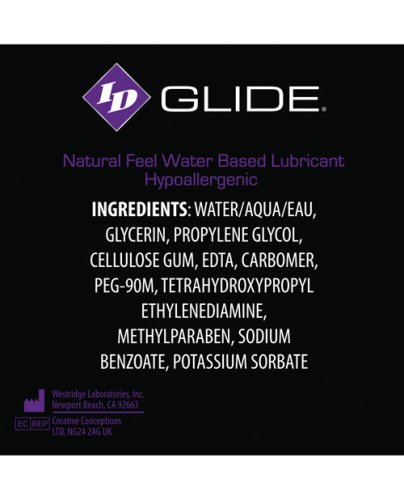 ID Glide Water Based Lubricant - 4.4 oz Flip Cap Bottle