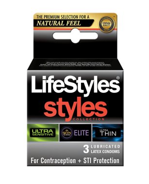 Lifestyles Styles Sensitive - Pack of 3