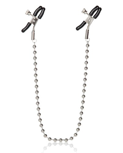 Nipple Play Silver Beaded Nipple Clamps