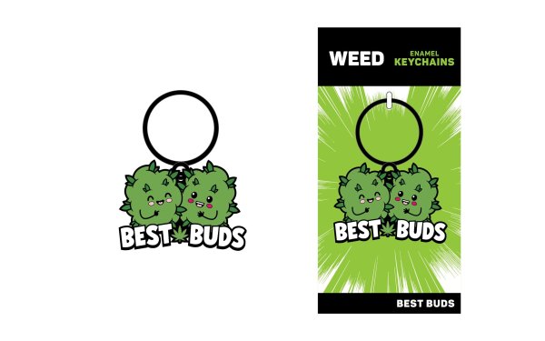 Best Buds Keychain