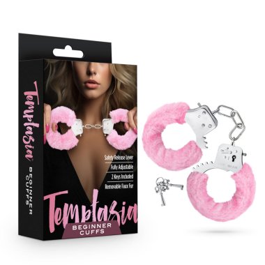 Temptasia - Beginner Cuffs - Pink Fur
