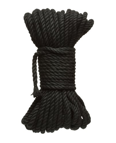 Merci Bind & Tie Hemp Bondage Rope - 50 ft Black