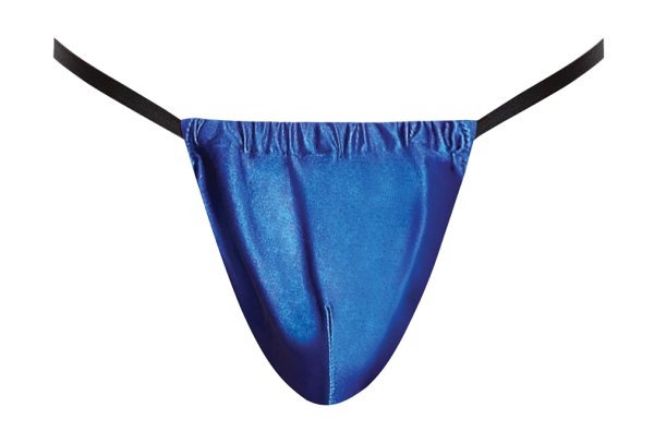 POSING STRAP SATIN LYCRA ROYAL BLUE O/S