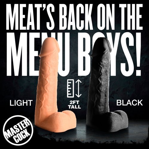 Moby 2 Foot Tall Super Dildo - Black