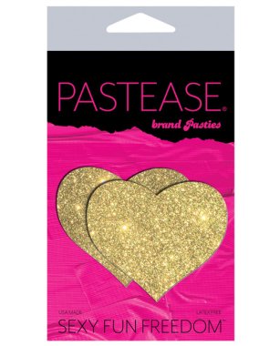 Pastease Premium Glitter Heart - Gold O/S