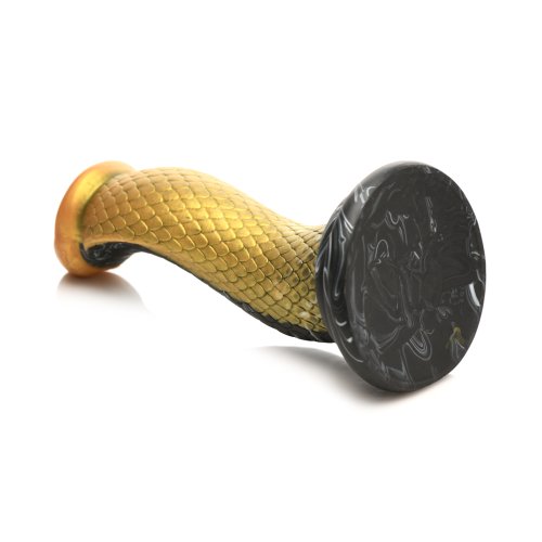 Golden Mamba Snake Silicone Dildo