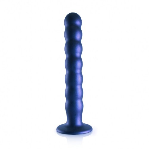 Ouch! Beaded G-Spot Dildo 8\'\' - Blue