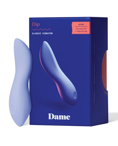 Dame Dip Classic Vibrator - Periwinkle