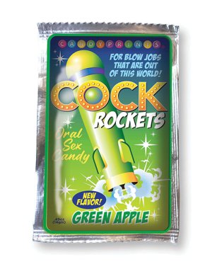 Cock Rockets Oral Sex Candy Pop - Green Apple