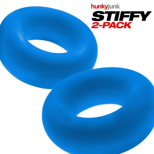 STIFFY 2-PACK C-RINGS TEAL ICE (NET)