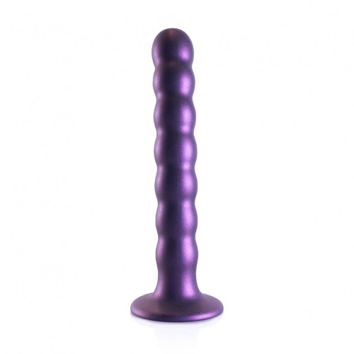 Ouch! Beaded G-Spot Dildo 6.5\'\' - Purple