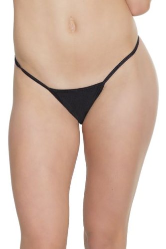 G STRING BLACK O/S