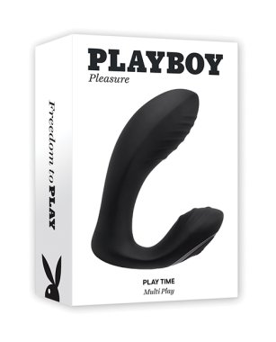 Playboy Pleasure Play time Multi Play G-Spot & P-Spot Vibrator - Black