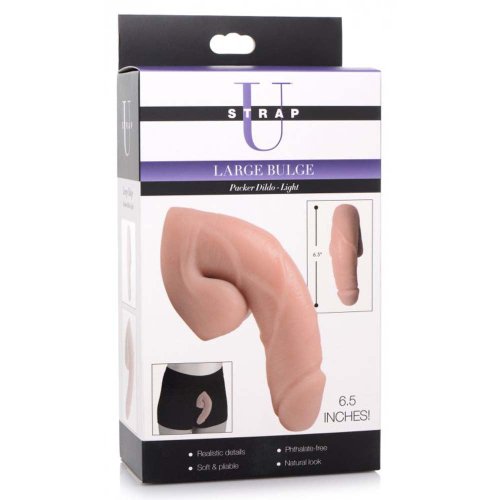 Large Bulge Packer Dildo - Light Tone