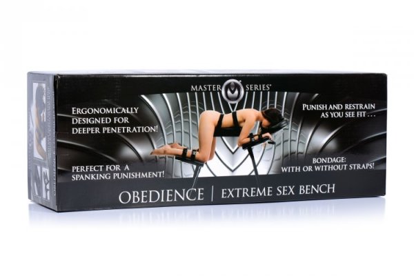 MASTER SERIES OBEDIENCE EXTREME SEX BENCH W STRAPS