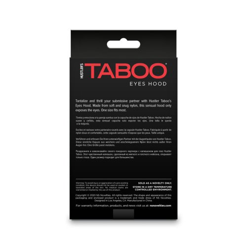 Hustler Taboo - Eyes Hood - White