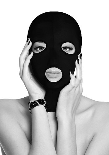 B&W SUBVERSION MASK W/ OPEN MOUTH AND EYE