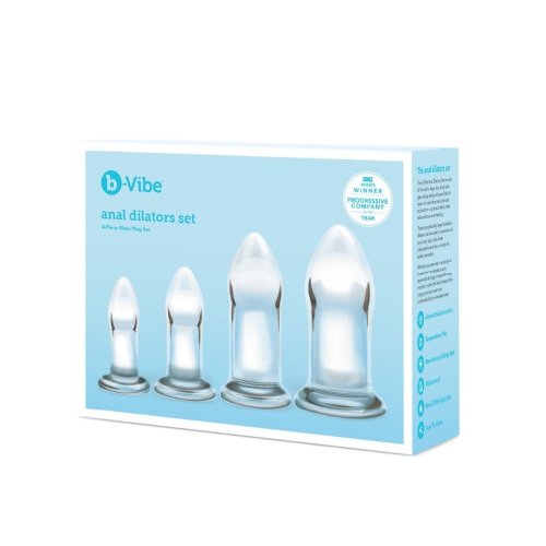 b-Vibe Anal Dilators Set - 4 pc glass