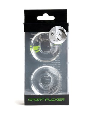 Sport Fucker Stacker Rings - Clear