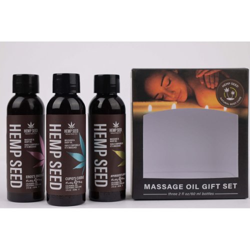 Hemp Seed Massage Oil Gift Set