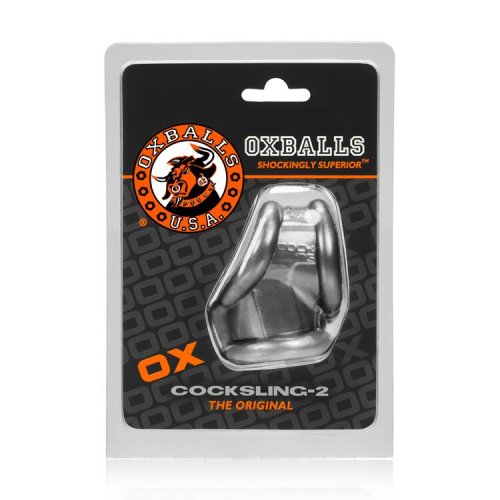 COCKSLING 2 COCK & BALL SLING OXBALLS STEEL (NET)