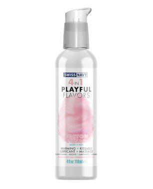 SWISS NAVY 4 IN 1 PLAYFUL FLAVORS COTTON CANDY 4OZ
