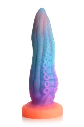 CREATURE COCKS TENTA-COCK GLOW IN THE DARK SILICONE DILDO