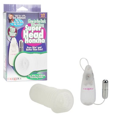 SUE JOHANSON SUPER HEAD HONCHO WHITE GLOW IN THE DARK