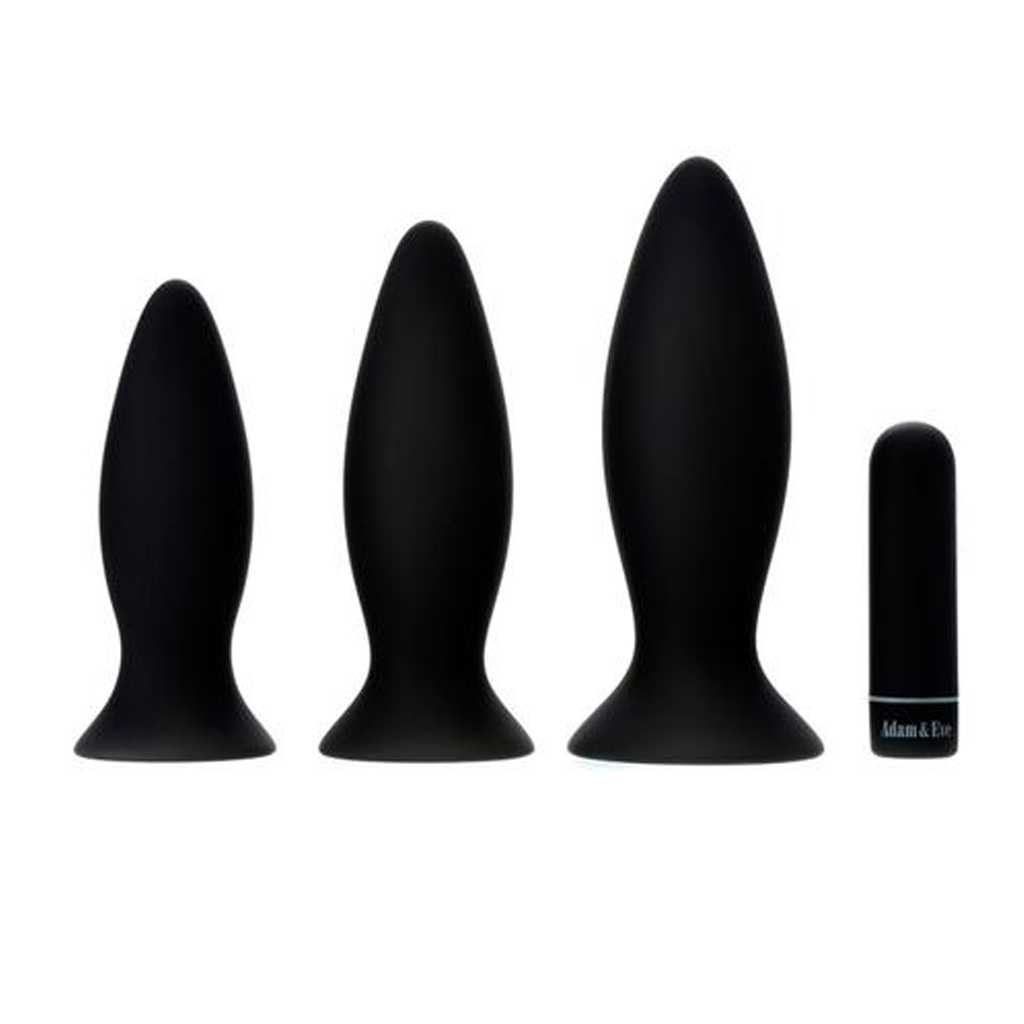 Adam & Eve Rechargeable Anal Massagers Training Kit Combo