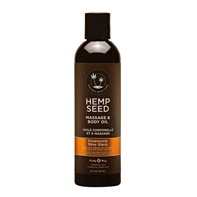 Hemp Seed Massage & Body Oil Dreamsicle 8 fl oz / 237 ml