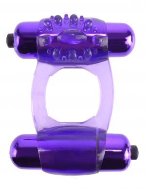 FANTASY C RINGZ DUO VIBRATING SUPER RING PURPLE