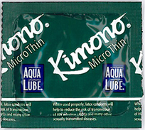 KIMONO MICROTHIN W/ AQUA LUBE 3PK