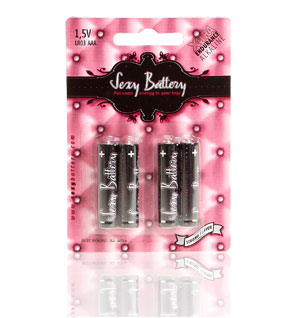 SEXY BATTERY AAA/LR3 4 PACK