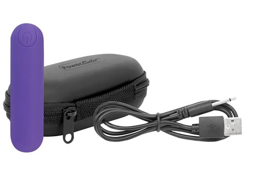 POWER BULLET ESSENTIAL 3.5IN RECHARGEABLE PURPLE