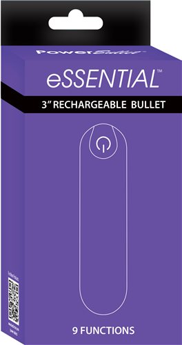 POWER BULLET ESSENTIAL 3.5IN RECHARGEABLE PURPLE