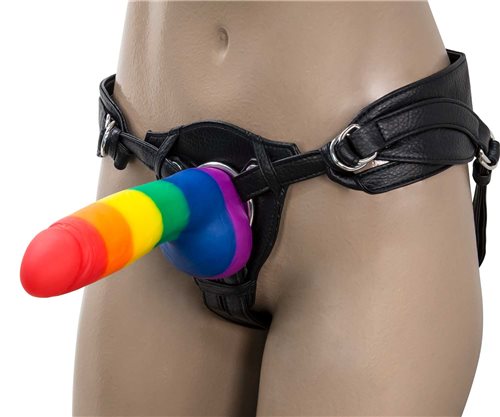 ADDICTION 100% SILICONE JUSTIN 8 RAINBOW \"