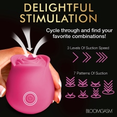 BLOOMGASM THE PERFECT ROSE CLIT STIMULATOR PINK