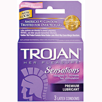 TROJAN HER PLEASURE 3 PK